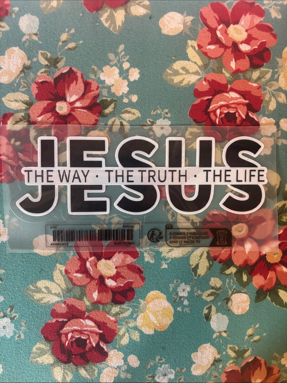 Jesus "The Way β’ The Truth β’ The Life" Vinyl Sticker Decal
